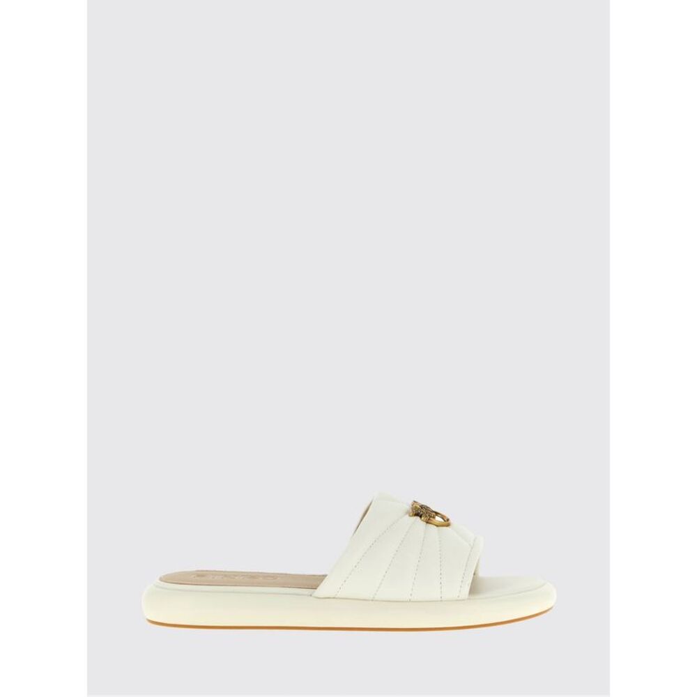 Pinko Women Fiona 03 Sandals In Quilted Nappa Pinko